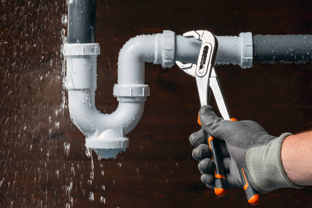 Professional Drain Cleaning technician working in Connell, WA